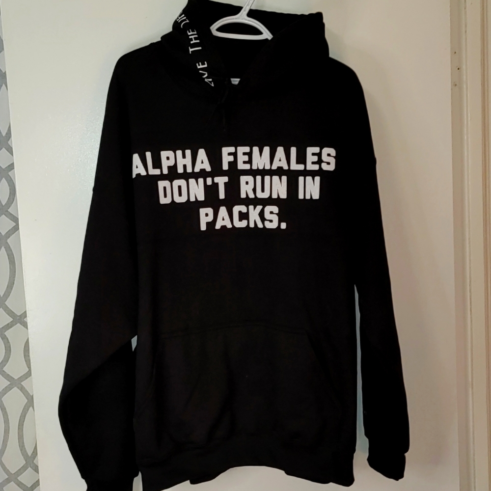 Alpha Female: Plus size Hoodie